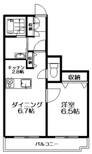 クレスト成城【3階】の間取り