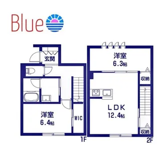 シャーメゾン茅ヶ崎東海岸【2階】の間取り