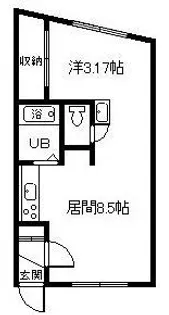 ホワイトハイム【2階】の間取り