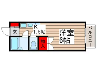 ハイツヒロ【2階】の間取り