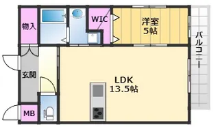 イデアルMIYA【2階】の間取り