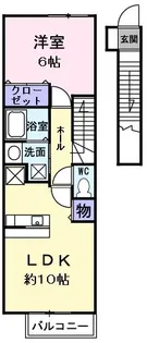 レイ ツインズI【2階】の間取り