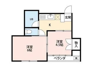 プリュニエ鎌ケ谷【1階】の間取り
