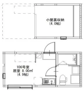 クレール瑞江【1階】の間取り