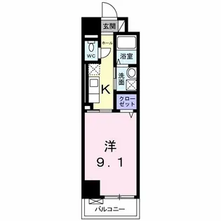 東京都八王子市南大沢1【マンション】の間取り