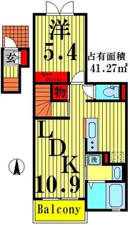 エレガンス【2階】の間取り