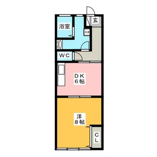 シャトレーシブヤ ミチ【1階】の間取り