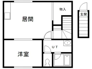 コーポ三晃II【2階】の間取り