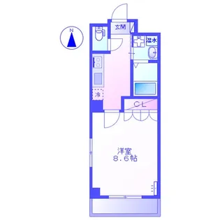 フィールドヴィレッジ元住吉【2階】の間取り