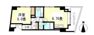 アイ・ブライト【8階】の間取り