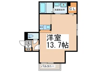 ザ・ギャラリー泉佐野【3階】の間取り