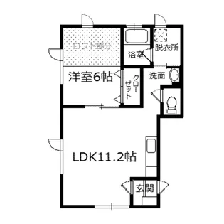 マーシャルパレスA【2階】の間取り