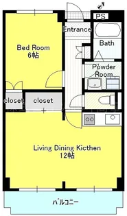 神奈川県横浜市鶴見区鶴見中央2【マンション】の間取り