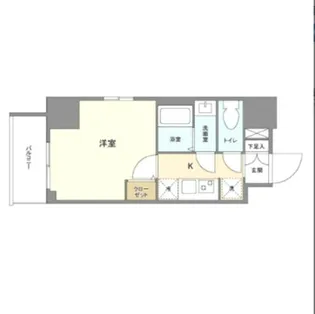 インペリアルフラット武蔵小山【5階】の間取り