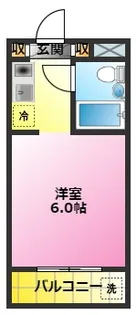 スカイコート元住吉第2【2階】の間取り