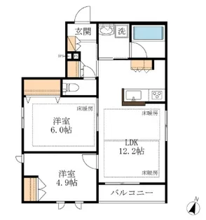 リジエル本駒込【3階】の間取り