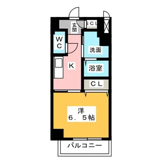 S-RESIDENCE浅間町【7階】の間取り