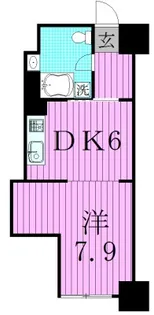 Maison de Merci(メゾンドメルシー)【5階】の間取り