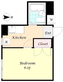 大小原ビル【4階】の間取り