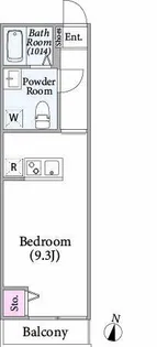 アノンテラス目黒A棟【2階】の間取り