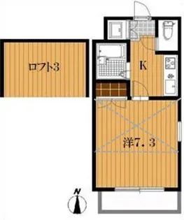 コーティアス【3階】の間取り