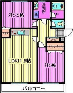 ファーストハイム【1階】の間取り