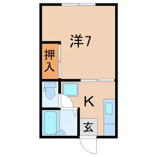 カーサビアンカ【1階】の間取り