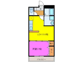 レイクサイド半田山【3階】の間取り