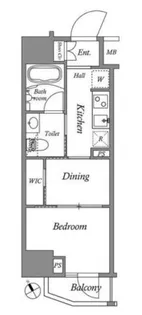 ARKMARK水天宮前I(アークマーク水天宮前I)【12階】の間取り