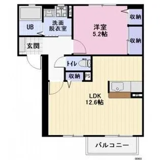 シンフォニー カノン【2階】の間取り