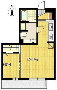 エルベ神園【1階】の間取り