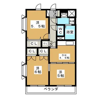 LEGEND成田【2階】の間取り