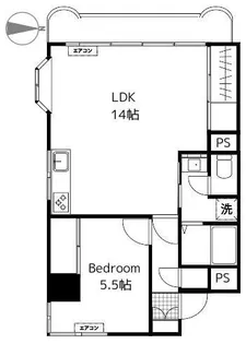 レピナールリサ【2階】の間取り