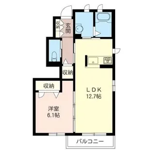 リラフォート壱番館 シャーメゾン【1階】の間取り