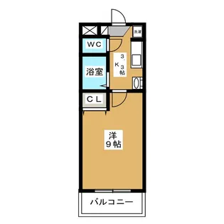 コニファーマンション寿【3階】の間取り