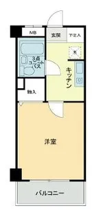 常盤台宝マンション【1階】の間取り