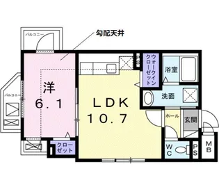 ドミールT馬込【2階】の間取り