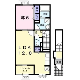 カーサ・アマーレ押上II【2階】の間取り