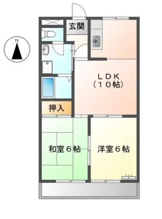 フローレンスシバ【3階】の間取り
