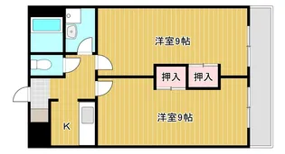 ビューテラスTAKASU【3階】の間取り