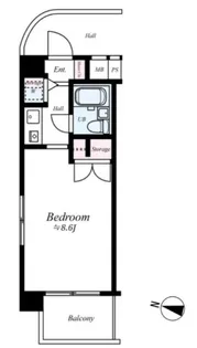 パーク・ノヴァ伊勢佐木長者町【5階】の間取り