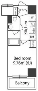 レスピール川崎【8階】の間取り