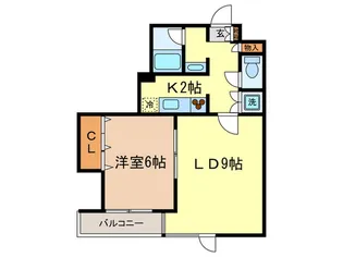 クラウン西ヶ原【3階】の間取り