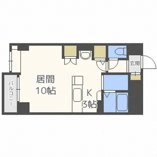 ル・コンフォルト【6階】の間取り
