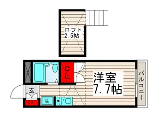 第12ヒカリハイツC棟【2階】の間取り