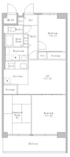 府中武蔵野ハイライズ【3階】の間取り