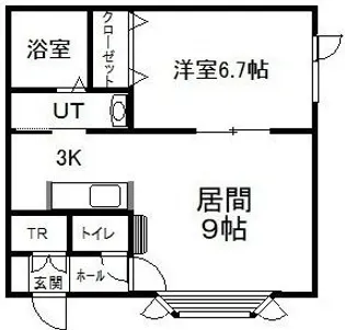 ロワールE【1階】の間取り