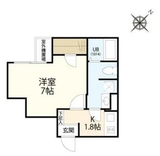 ウェルスクエアイズム千駄ヶ谷【4階】の間取り