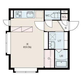 コッペリア【4階】の間取り