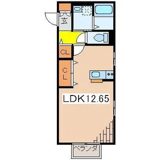 スタークレスト【2階】の間取り